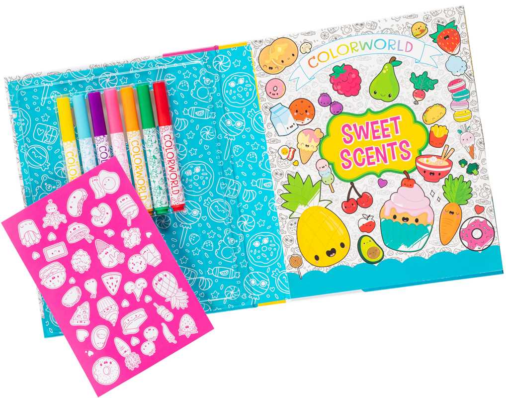 ColorWorld: Sweet Scents by Editors of Silver Dolphin Books