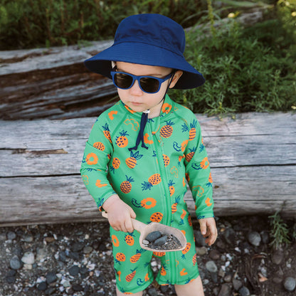 Navy | Aqua Dry Bucket Hat