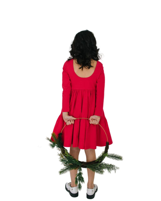 Scarlet Gwendolyn Ruffle