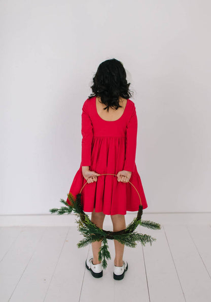 Scarlet Gwendolyn Ruffle