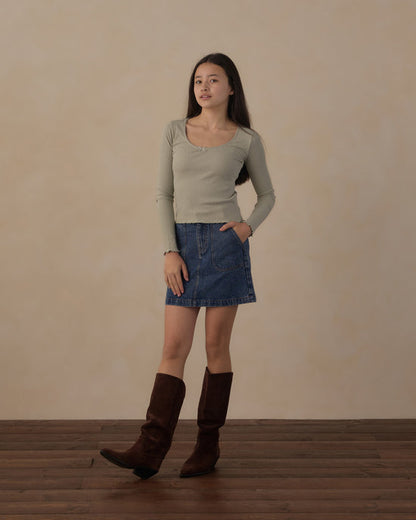 Indigo Tennessee Mini Skirt