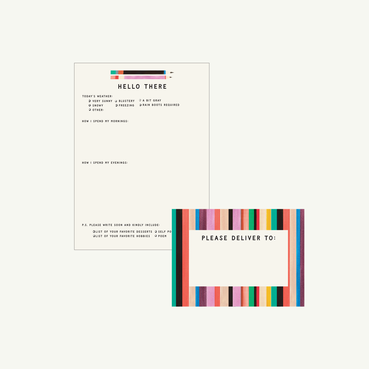 Grandparent Pen Pal Kit
