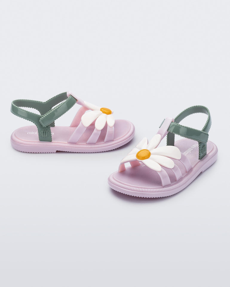 Hip Bloom Sandal - Pink/Green