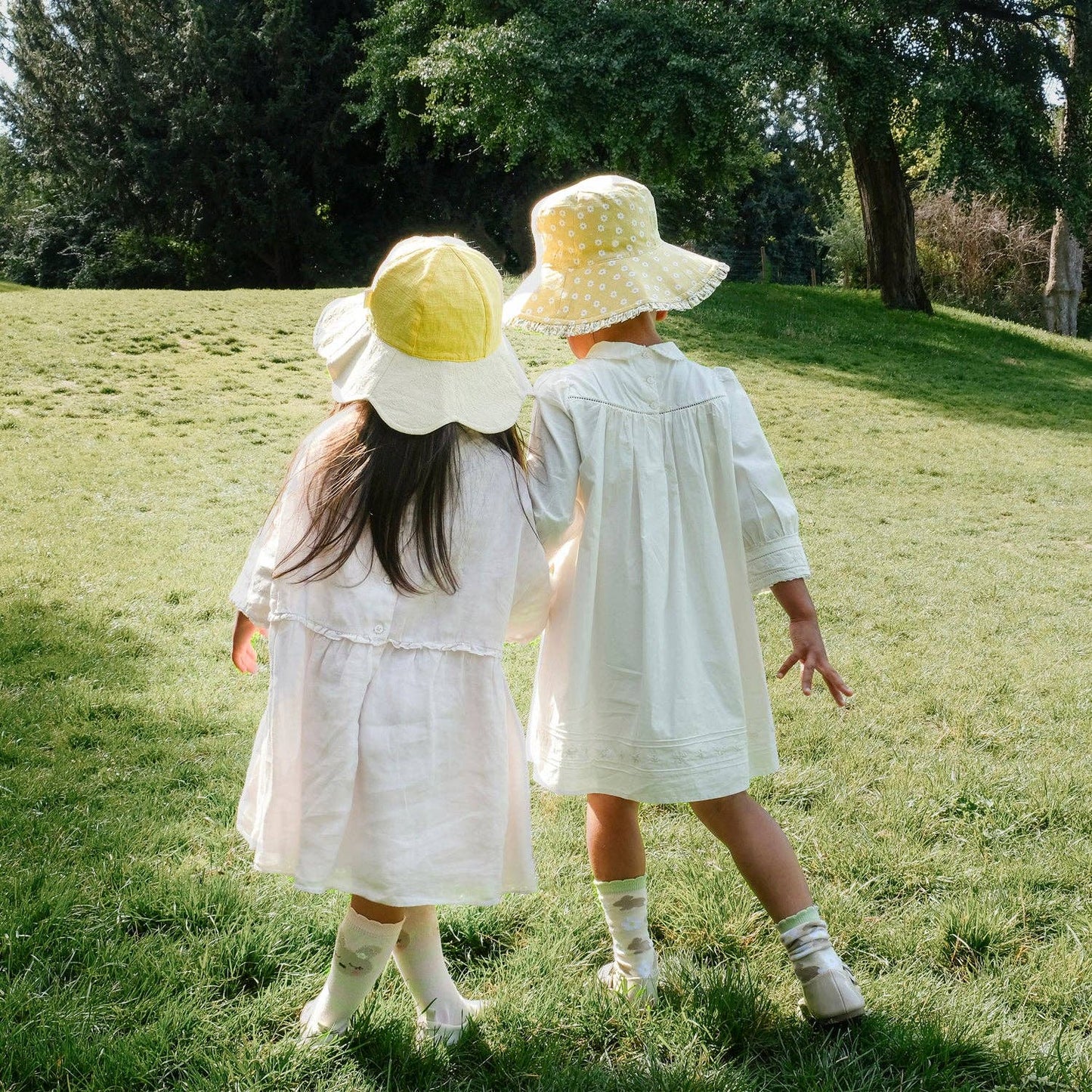 Petal Ruffle Reversible Sun Hat 3-6 Years