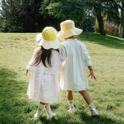 Petal Ruffle Reversible Sun Hat 3-6 Years