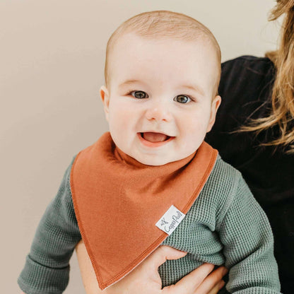 4 Pack Baby Bandana Bibs - Dune