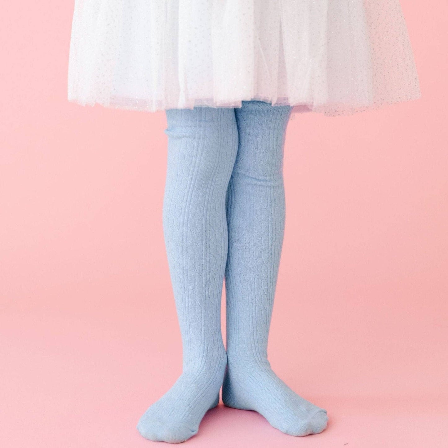 Bluebell Cable Knit Tights