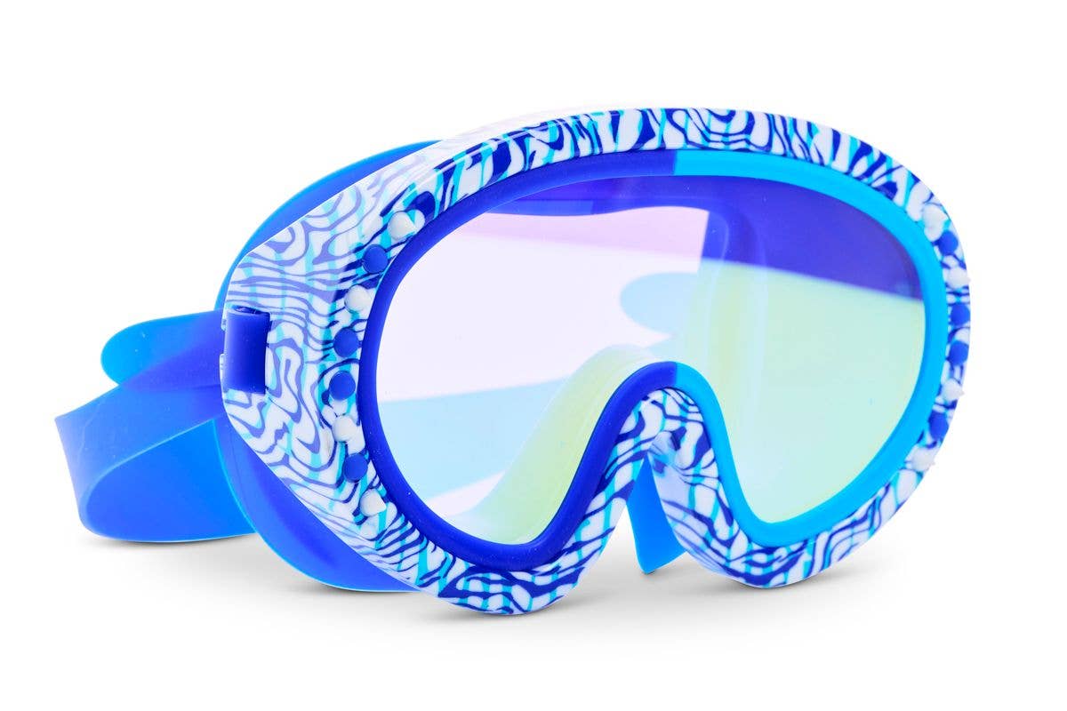 Blue Dash Kids' Swim Mask