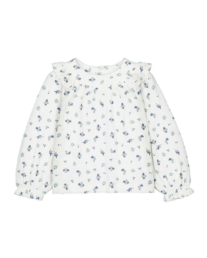 Bambula printed blouse