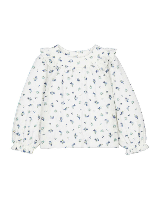Bambula printed blouse