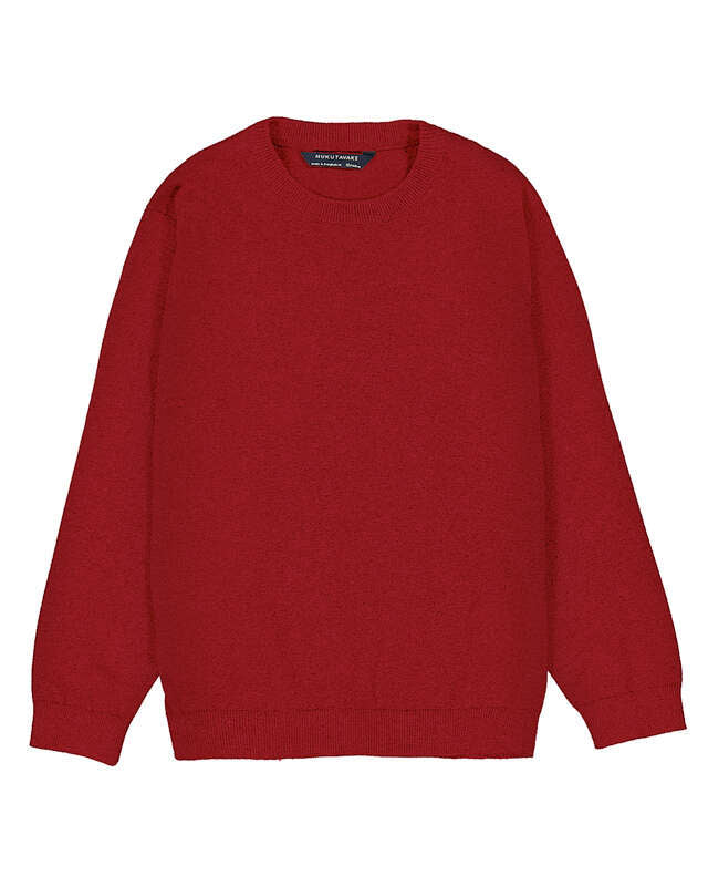 Basic Cotton Jumper- Red