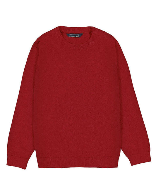 Basic Cotton Jumper- Red