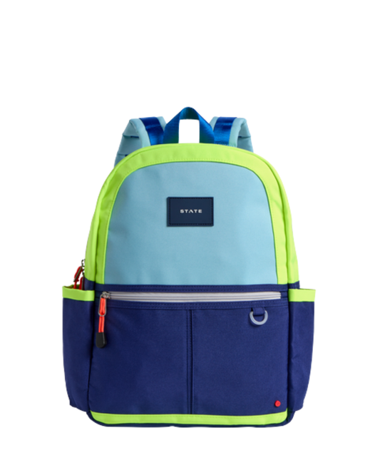 Kane Backpack- Navy/Neon