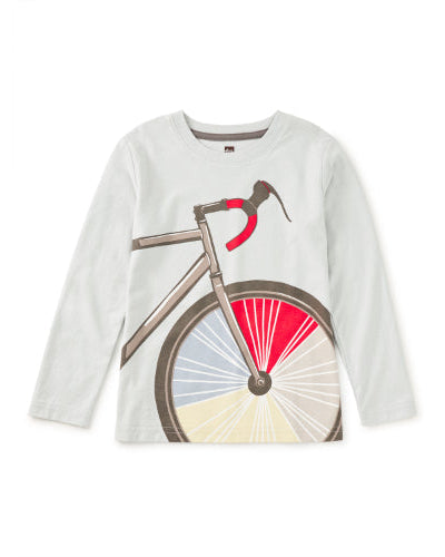 Color Wheel Bike Graphic Long Sleeve Tee