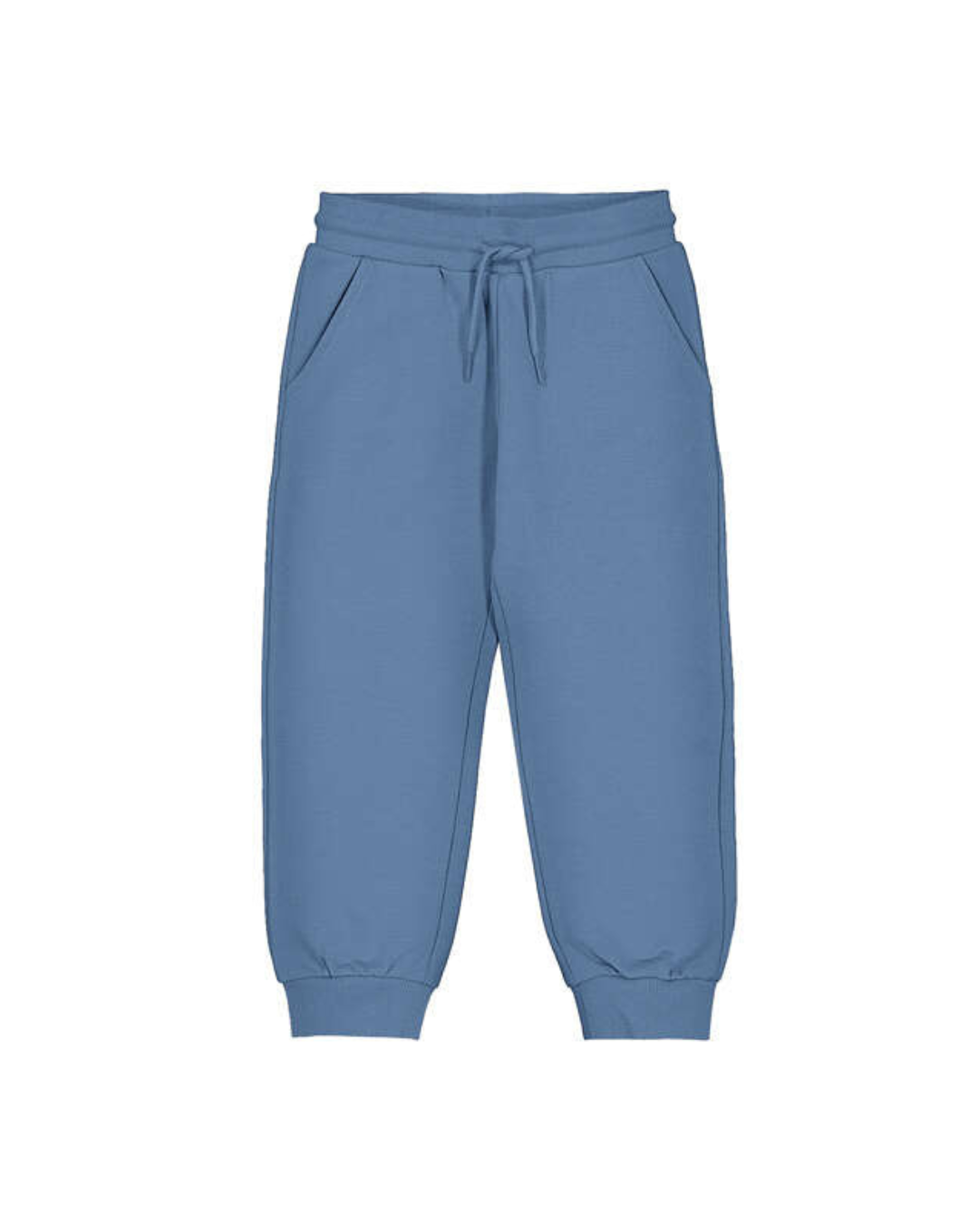 Basic Cuffed Fleece Trousers- Glacial