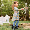 Flora Modal Ruffle Long Sleeve Dress w/ Leggings