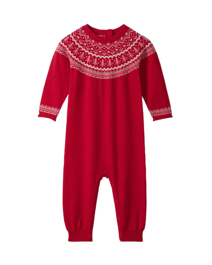 Fair Isle Sweater Romper