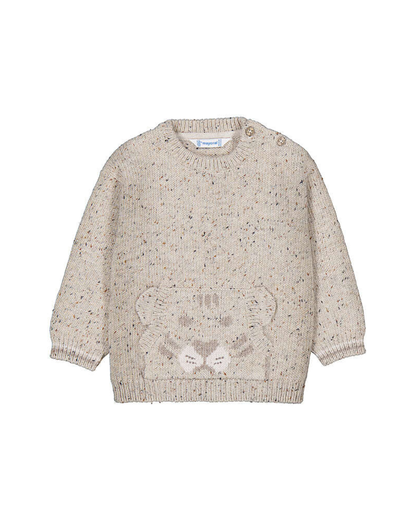 Face Motif Sweater