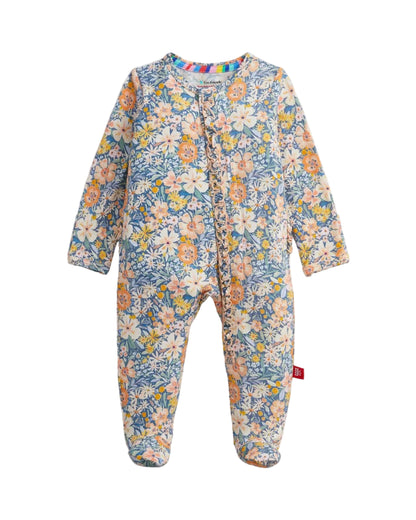 Flora Modal Ruffle Footie