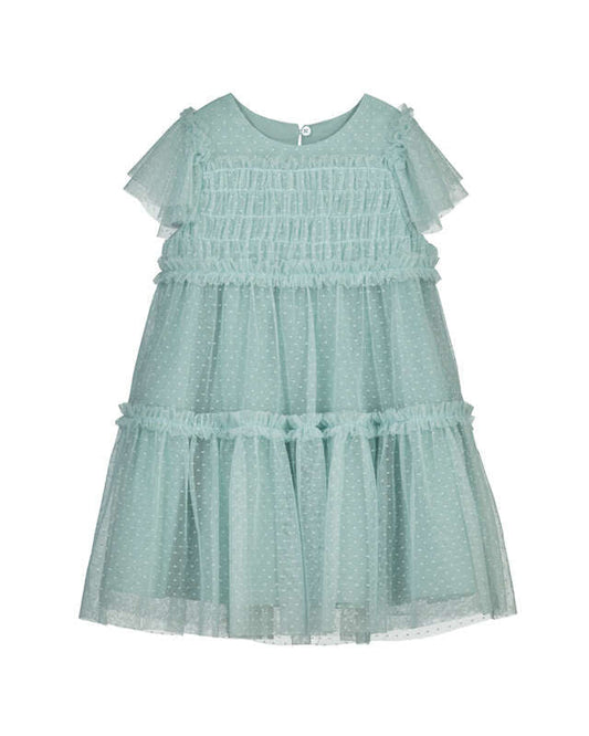 Lake Tulle Plumeti Dress