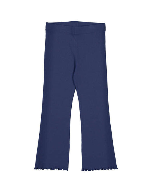 Porcelain Ribbed Flare Leggings