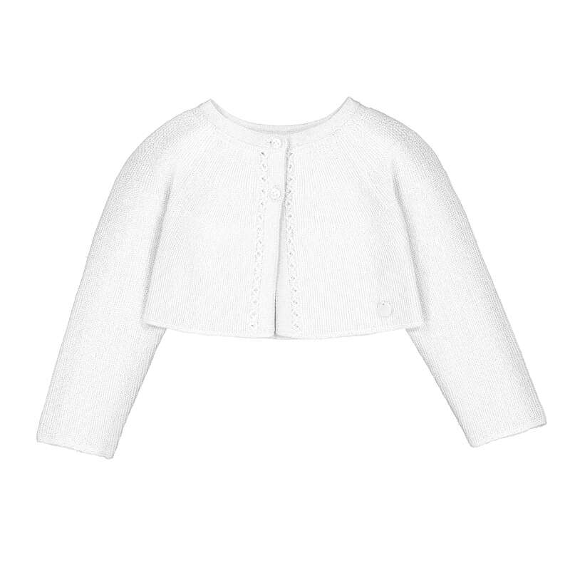 White Knit Cardigan