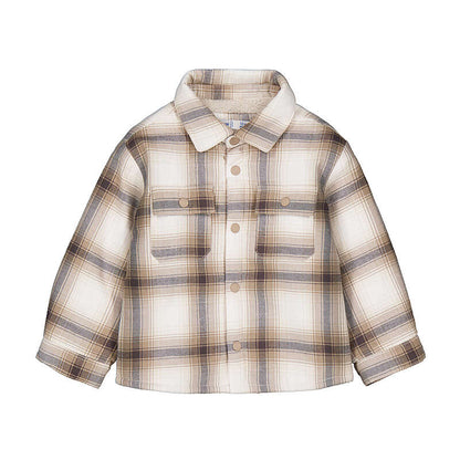 Checkered Shirt- Cookie
