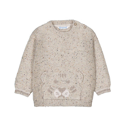 Face Motif Sweater