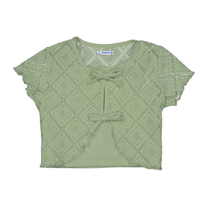 Moss Crochet T-Shirt Set