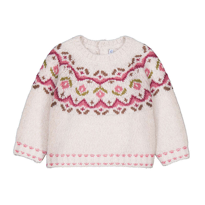 Jacquard Jumper- Milk