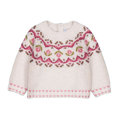 Jacquard Jumper- Milk
