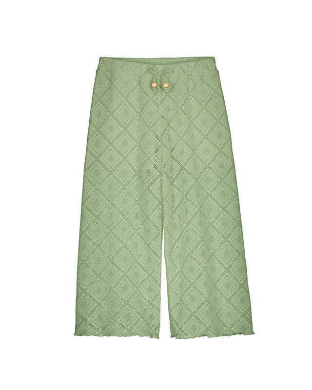 Moss Crochet Wide Leg Pants
