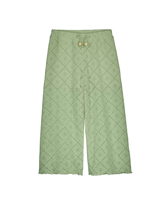 Moss Crochet Wide Leg Pants