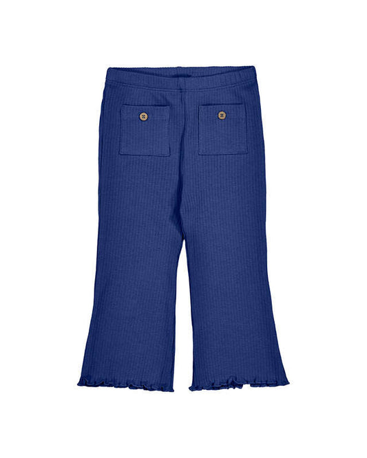 Porcelain Ribbed Flare Baby Leggings