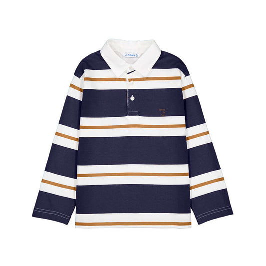 Striped Polo- Ink