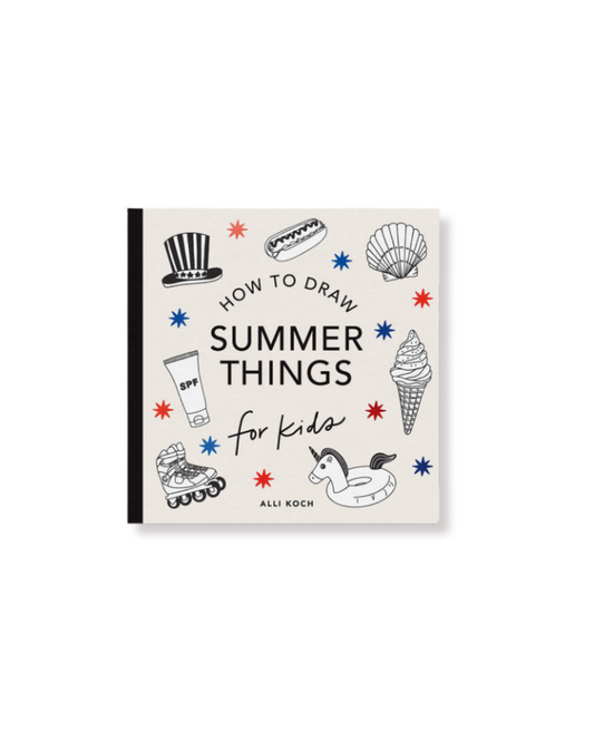 Summer Things: How to Draw Books for Kids (Summer Activity)