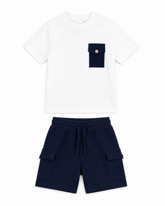 Navy Boy 2-Piece Knit Set
