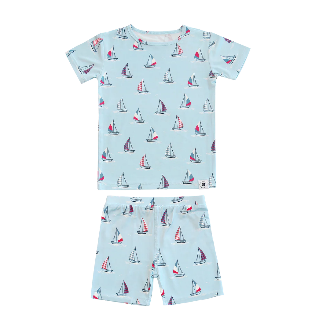 Summer Pajamas- Sailboats