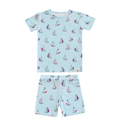 Summer Pajamas- Sailboats