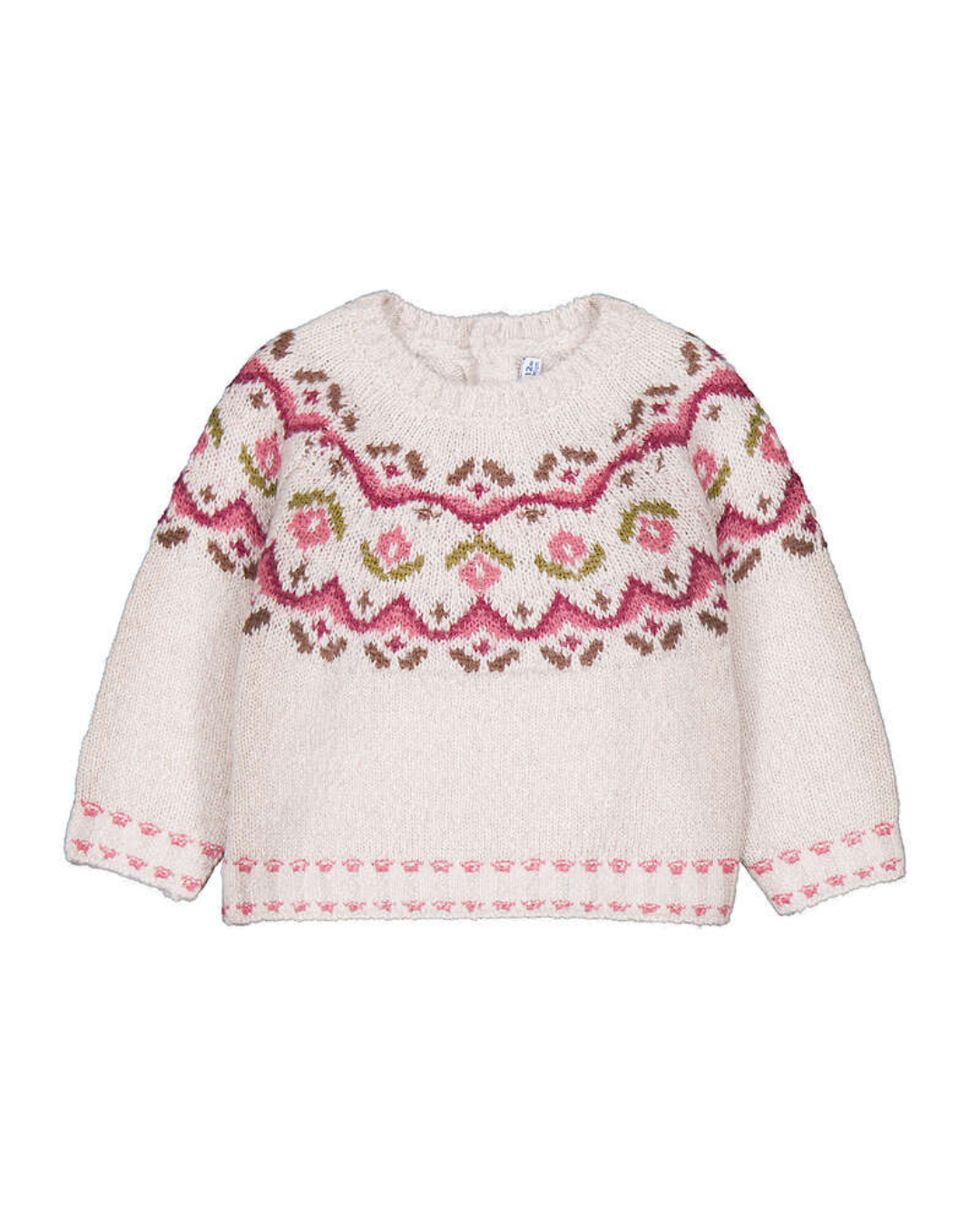 Jacquard Jumper- Milk