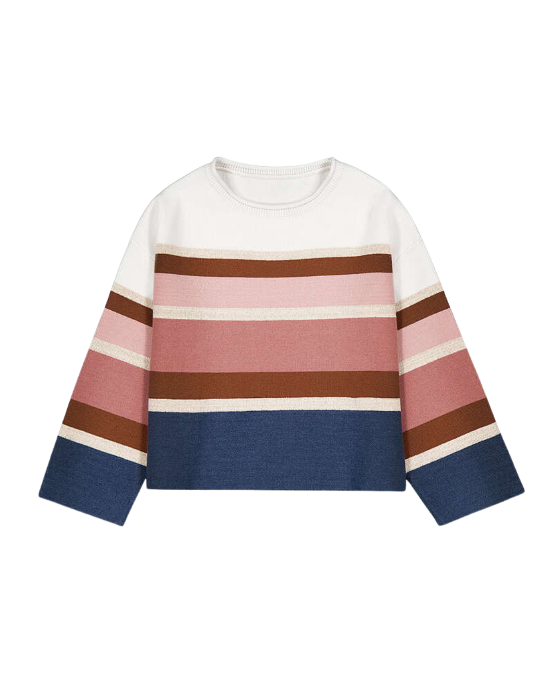 Jacquard jumper- Indigo