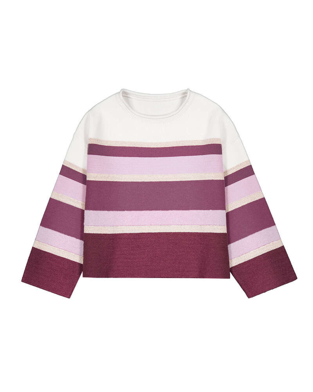 Jacquard jumper- Violet Mix