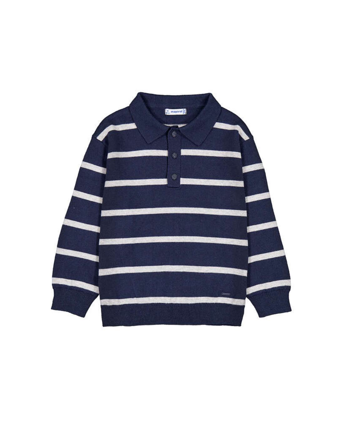 Knit polo- Blue