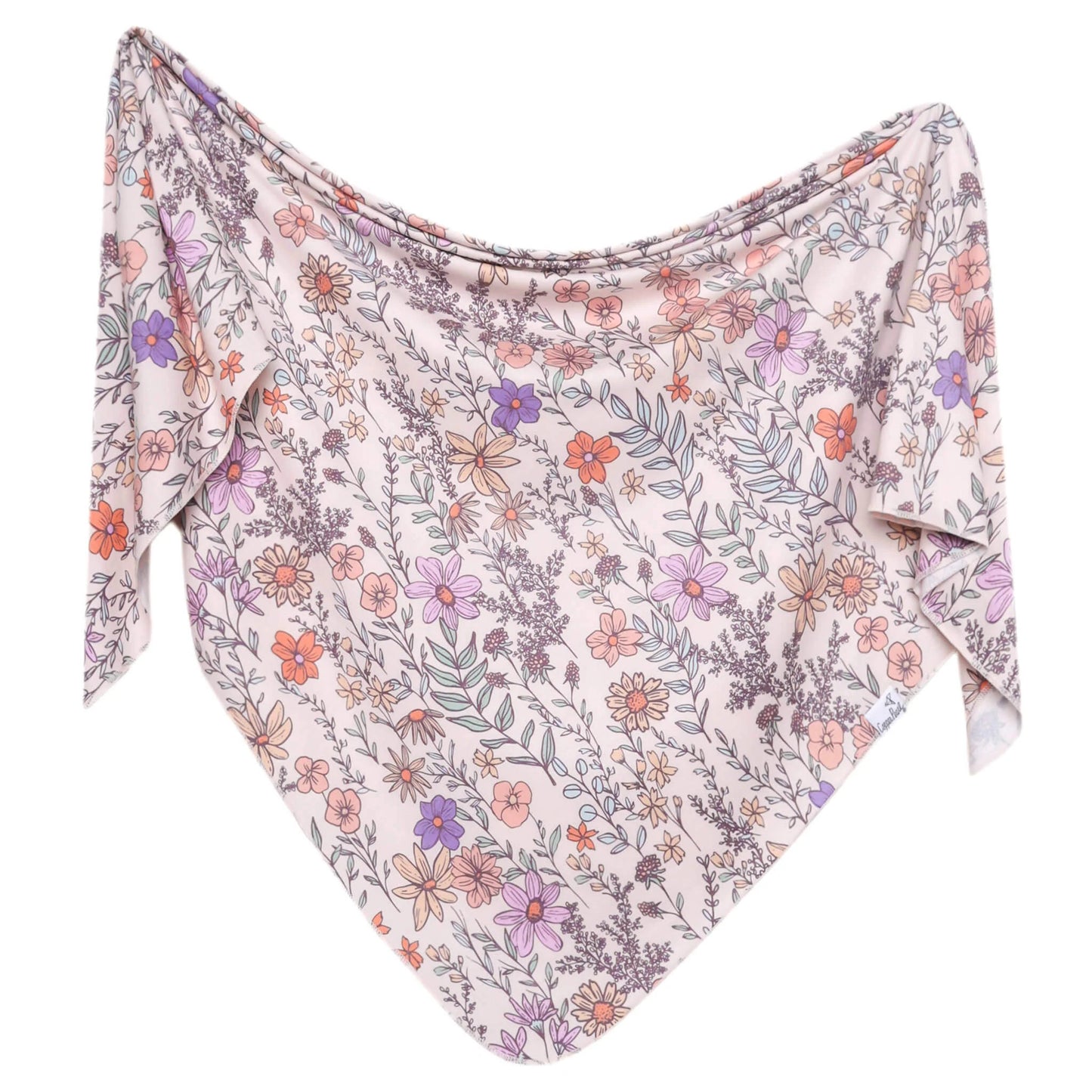 Copper Pearl Flora Swaddle Blanket