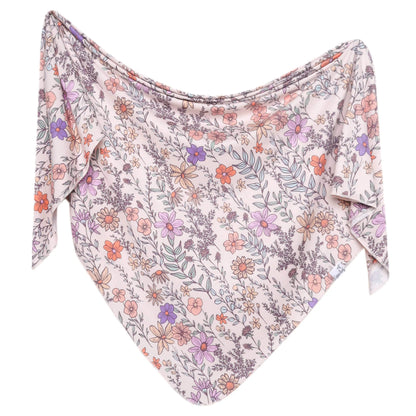 Copper Pearl Flora Swaddle Blanket