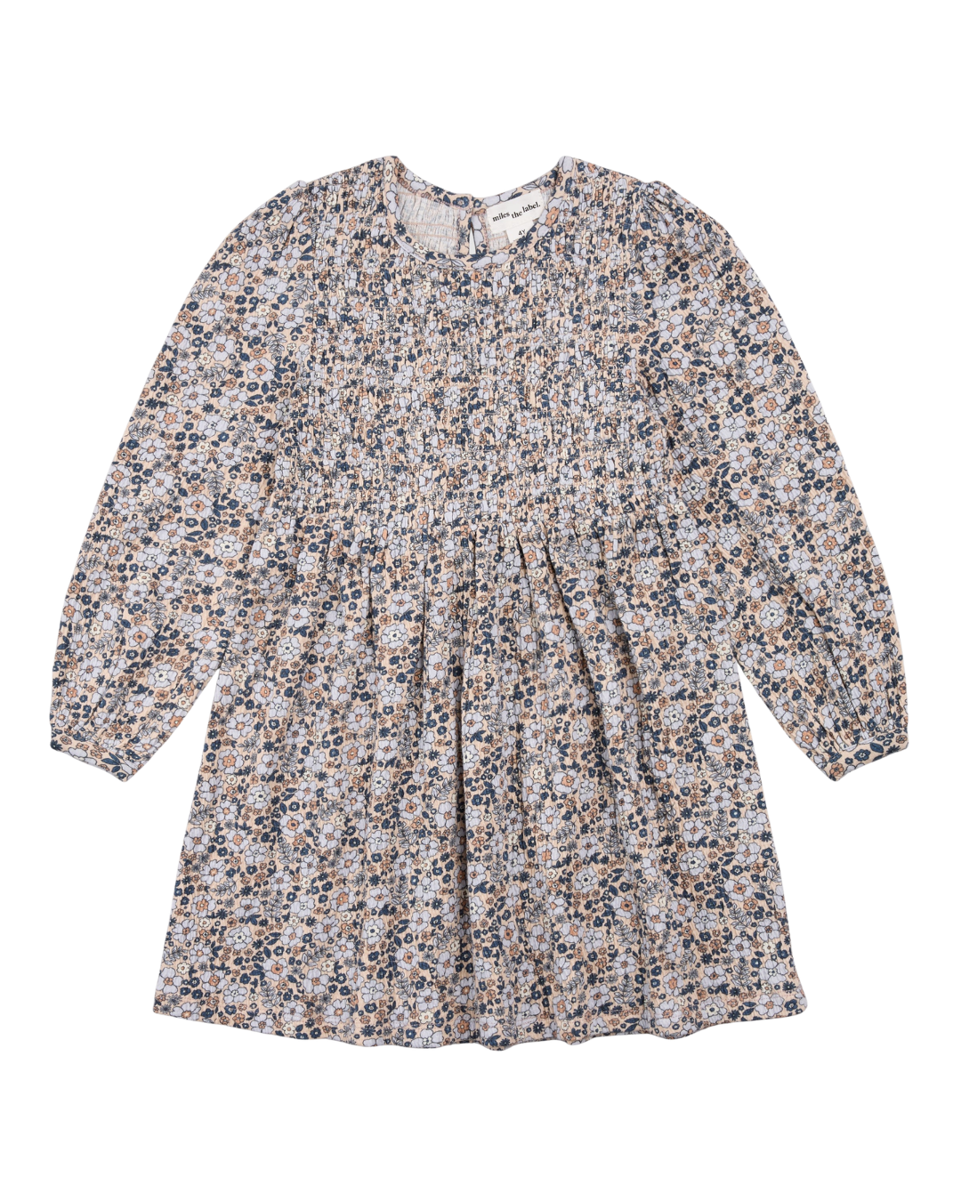 Long Sleeve Dress- Beige