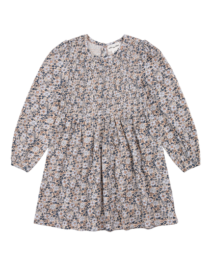 Long Sleeve Dress- Beige