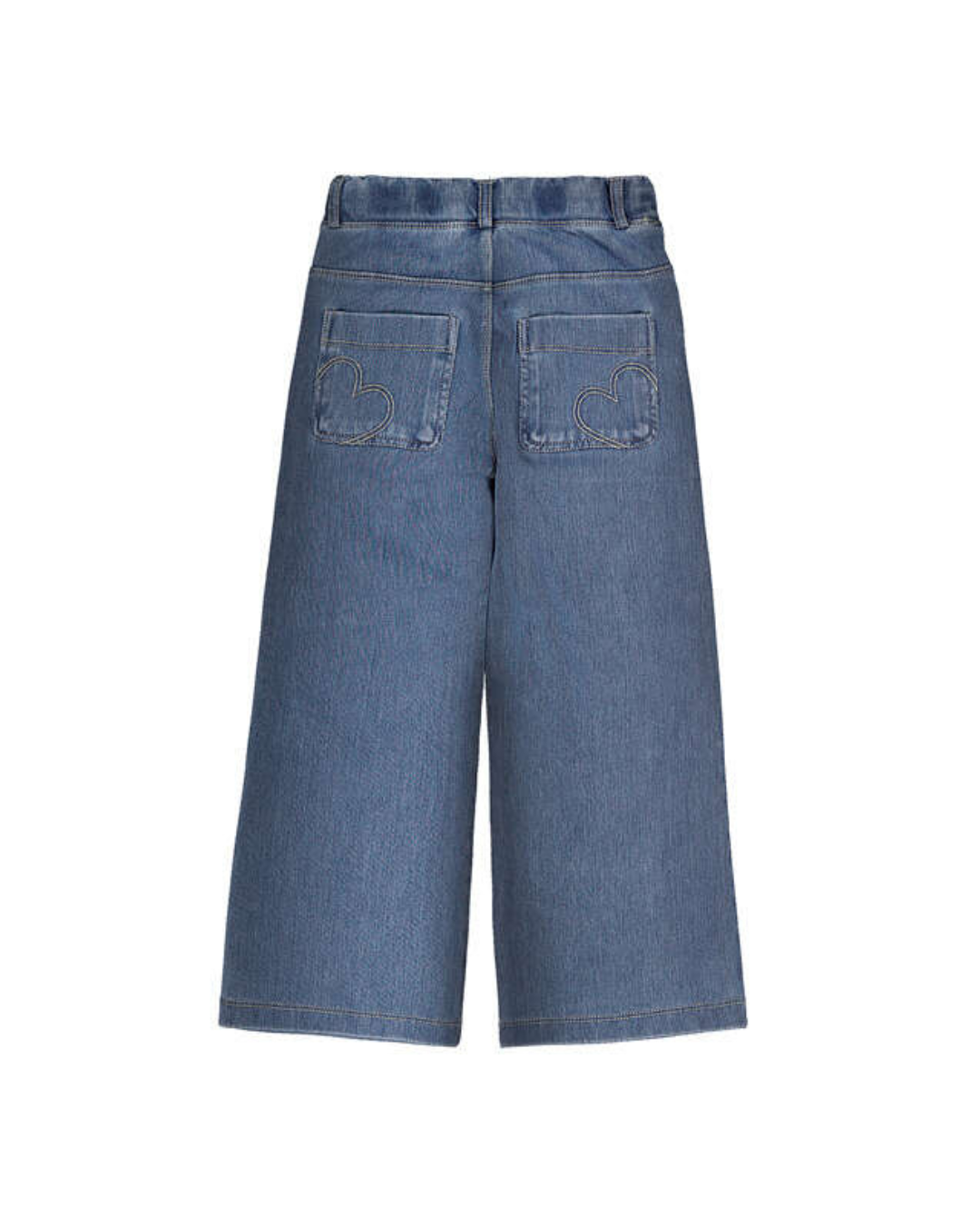 Long Knit Denim Pant