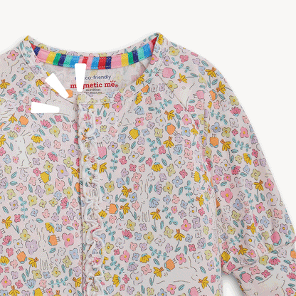 Bunny Blossom Ruffle Magnetic Footie