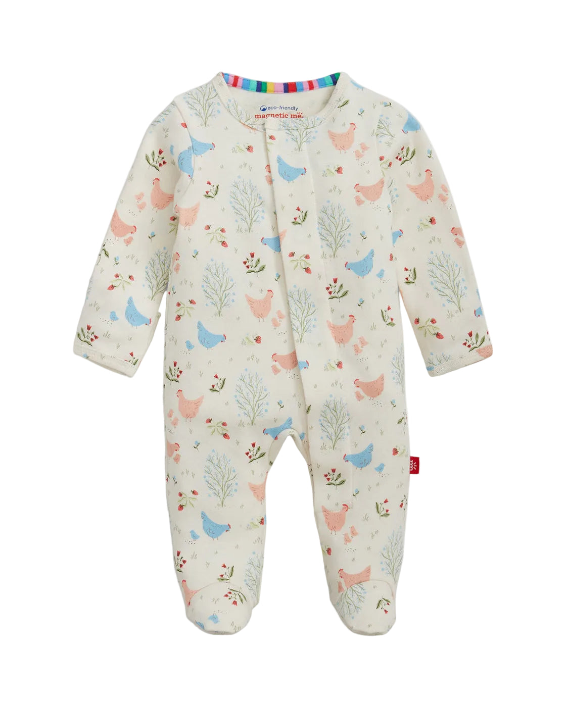 Chicken Tender Organic Cotton Magnetic Footie